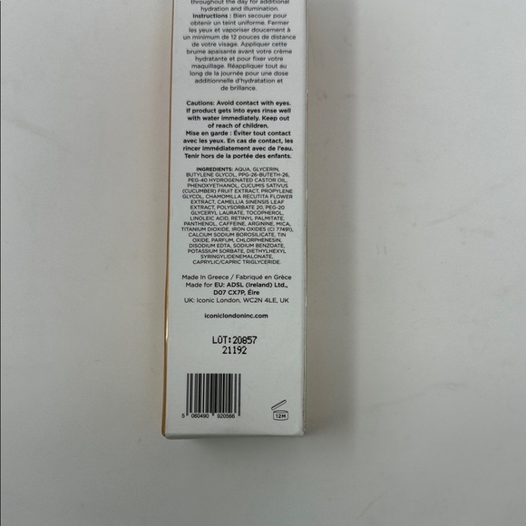 ICONIC London Prep Set Glow Spray New in Box 120 ml - Picture 5 of 7